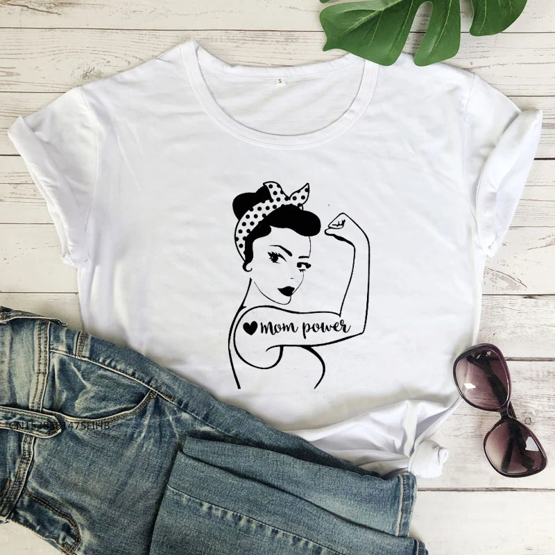 Футболка Mom Power из мягкой высококачественной ткани, забавный подарок на день рождения, футболка для новой мамы, Модный женский топ с графическим принтом Momlife, футболка
Футболка Mom Power из мягкой высококачественной ткани, забавный подарок на день рождения, футболка для новой мамы, Модный женский топ с графическим принтом Momlife, футболка