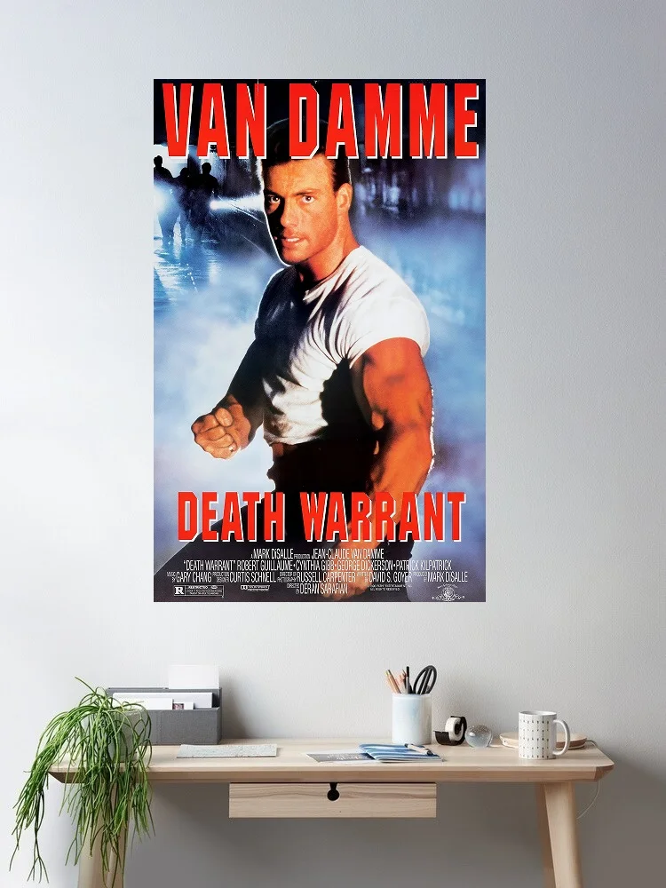 Death Warrant - Van Damme Movie, Art Print Silk Poster Home Wall Decor
Death Warrant - Van Damme Movie, Art Print Silk Poster Home Wall Decor