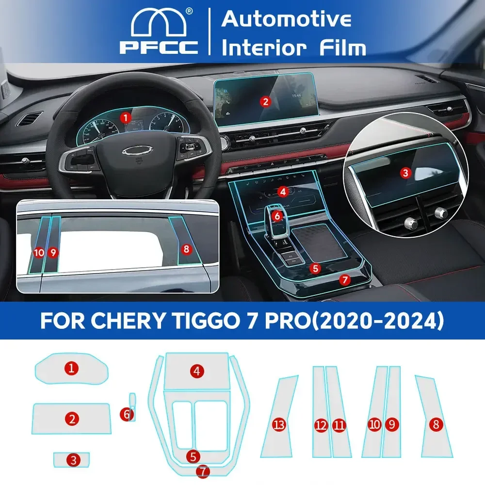 PFCC For Chery Tiggo 7 Pro 2020-2024 TPU Car Navigation Screen Film Gearbox Protective Sticker Anti-scratch Interior Accessories
PFCC For Chery Tiggo 7 Pro 2020-2024 TPU Car Navigation Screen Film Gearbox Protective Sticker Anti-scratch Interior Accessories