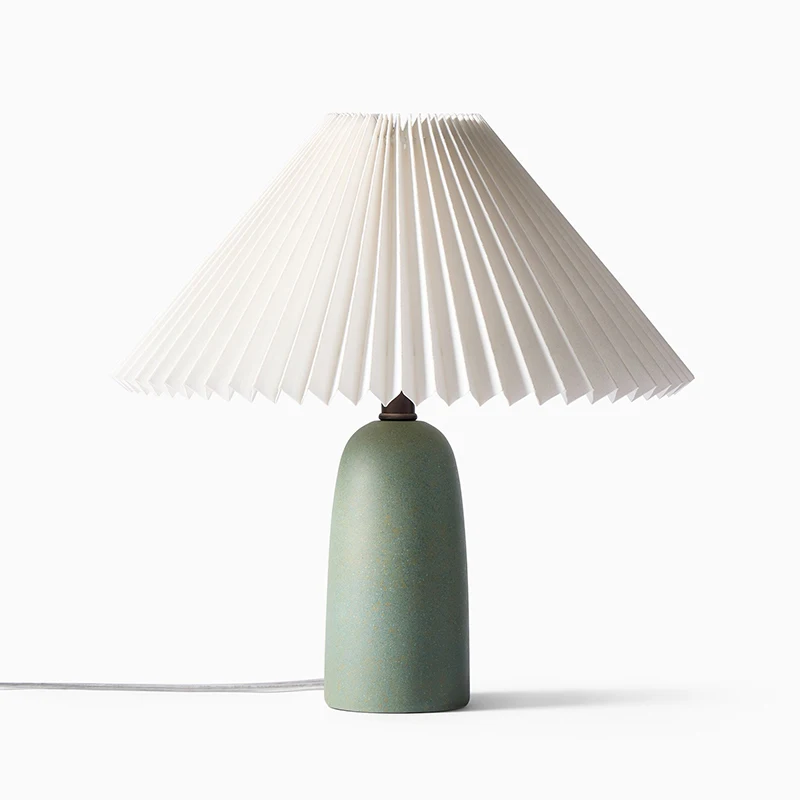 Modern simple retro cream ceramic pleated table lamp bedroom bedside living room warm romantic atmosphere lamp
Modern simple retro cream ceramic pleated table lamp bedroom bedside living room warm romantic atmosphere lamp