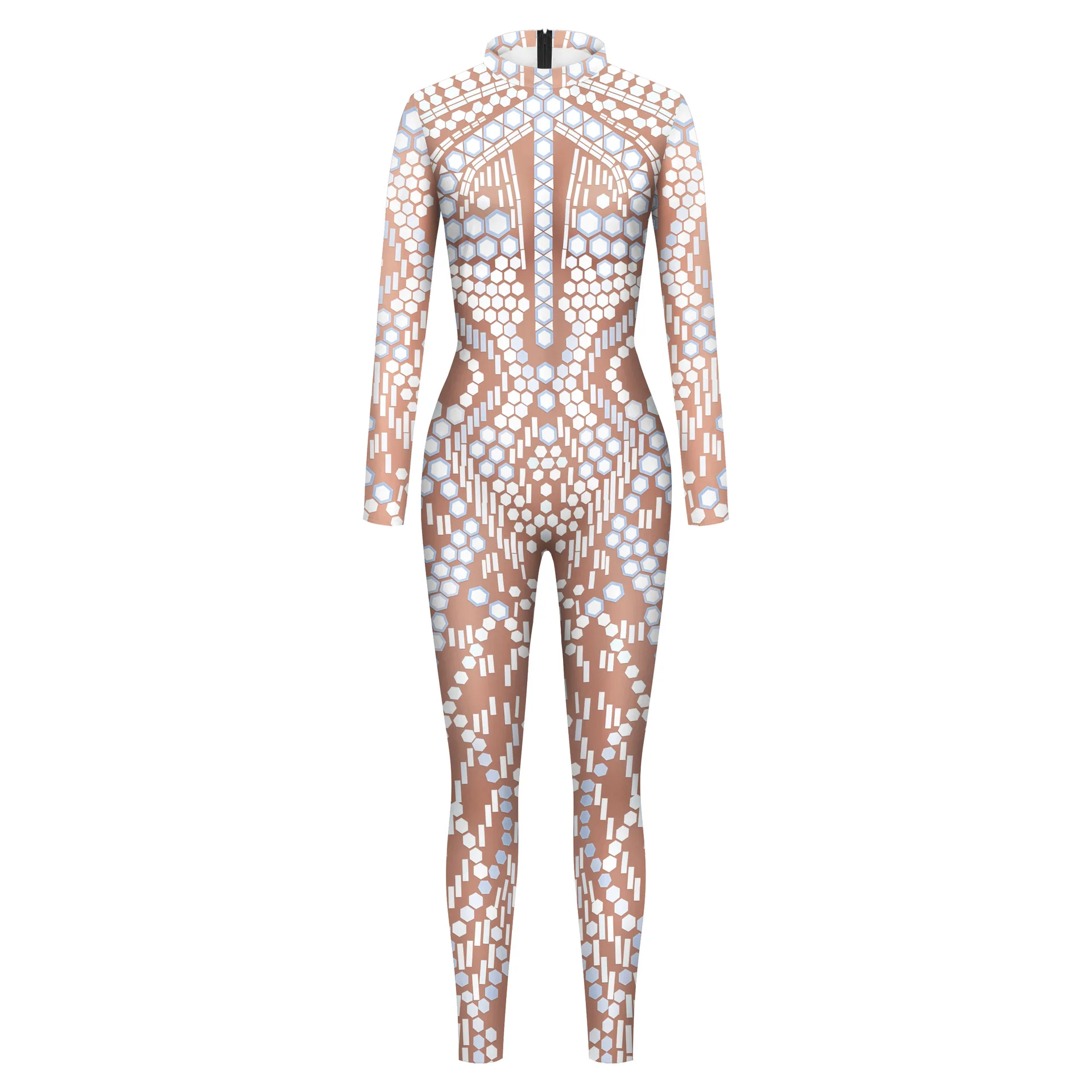 Lace Sequins Pattern 3D Printed Bodysuit Cosplay Costume Sexy Jumpsuit Adults Women Carnival Party Zentai Clothing
Lace Sequins Pattern 3D Printed Bodysuit Cosplay Costume Sexy Jumpsuit Adults Women Carnival Party Zentai Clothing