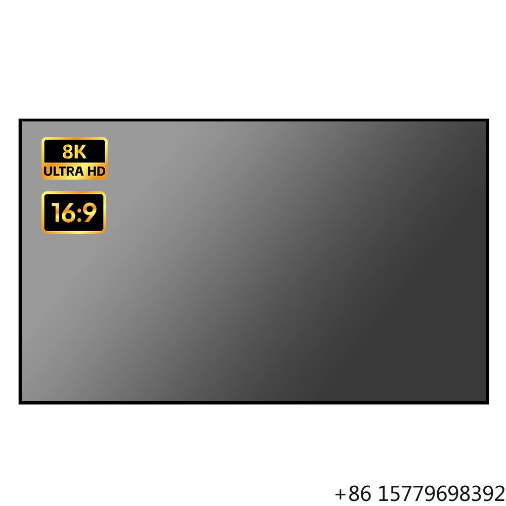 100 Inch Fixed Frame Projector Screen 16:9, Black Crystal Material High Quality for Movies Home Theater
100 Inch Fixed Frame Projector Screen 16:9, Black Crystal Material High Quality for Movies Home Theater