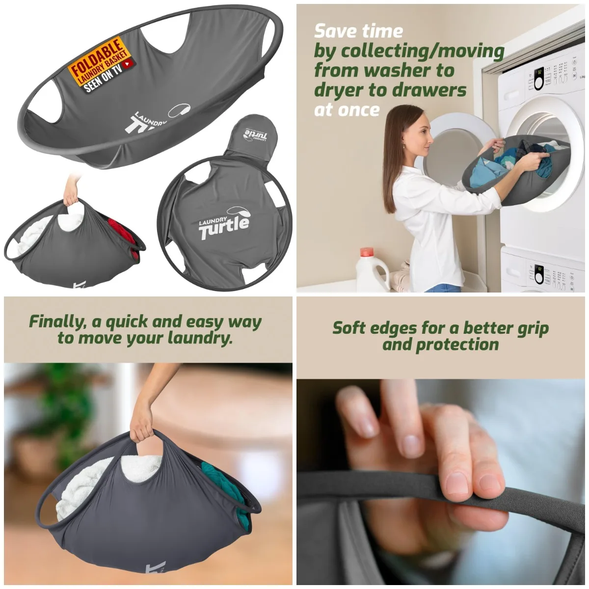 Foldable Laundry Basket, Large Grey Portable Hamper for Dirty Clothes – Collapsible Design for Easy Storage
Foldable Laundry Basket, Large Grey Portable Hamper for Dirty Clothes – Collapsible Design for Easy Storage