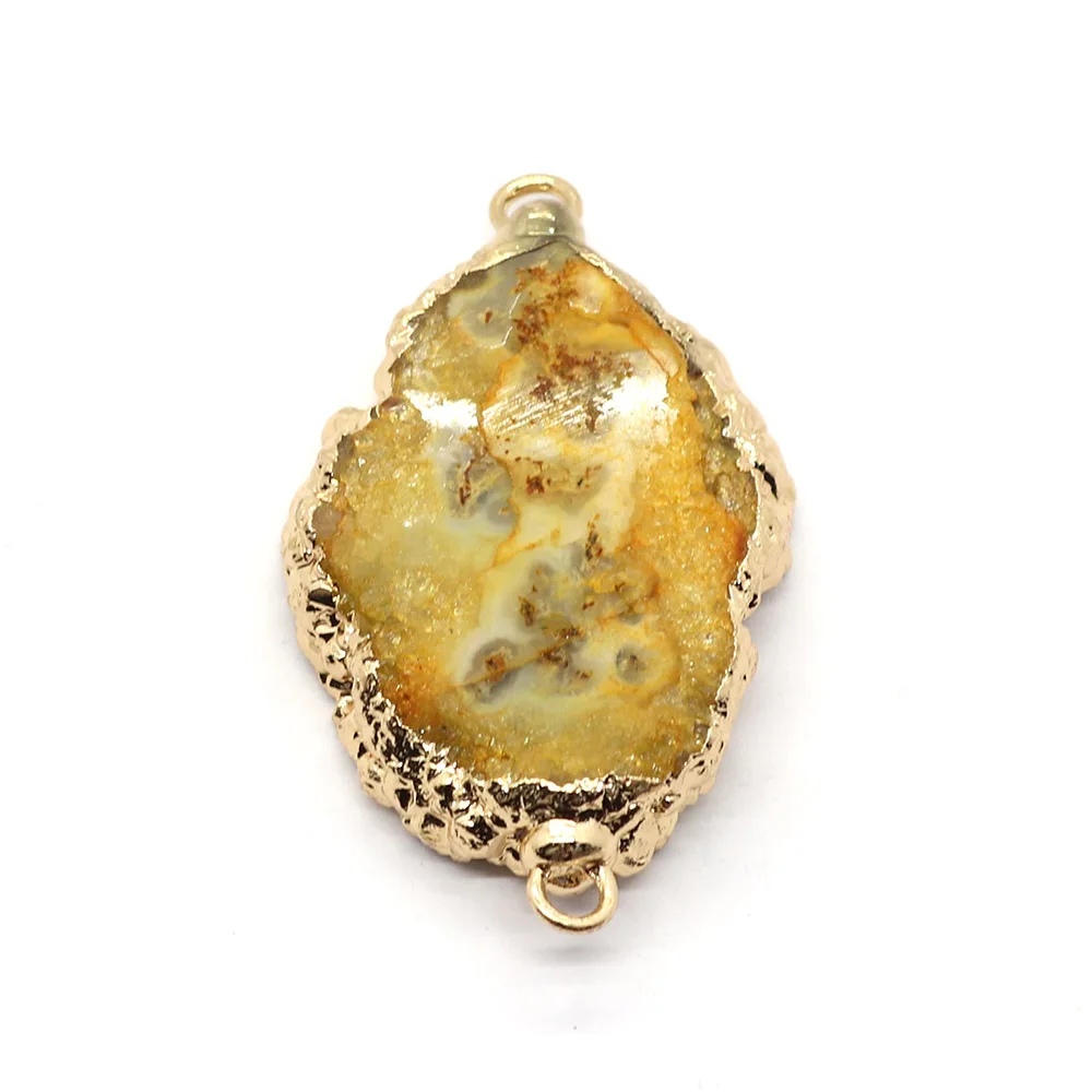 Natural Stone Crystal Pendants Irregular Reiki Accessories for DIY Jewelry Making Amethyst Druzy Crystal Geode Connector Pendant
Natural Stone Crystal Pendants Irregular Reiki Accessories for DIY Jewelry Making Amethyst Druzy Crystal Geode Connector Pendant