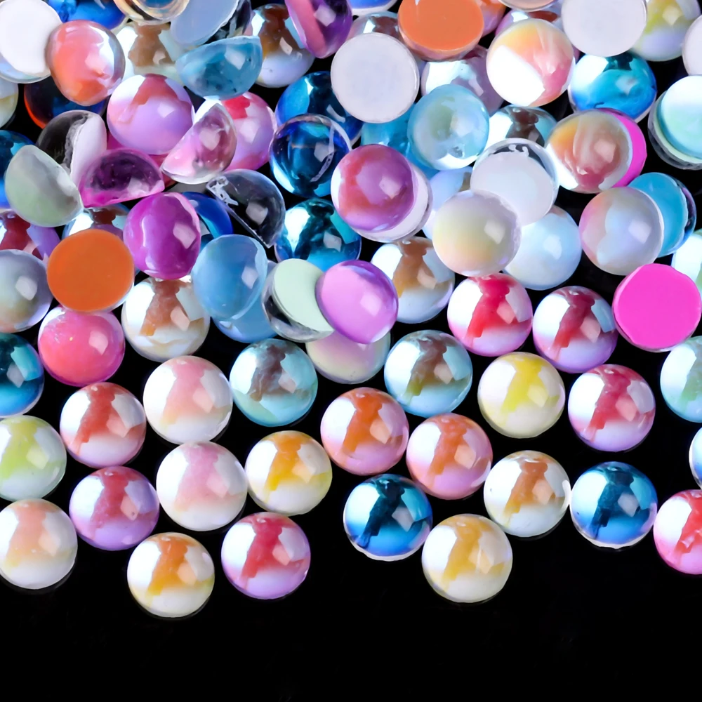 1440pcs 2mm-5mm Wholesale Mermai Magic Beads Colorful Imitation Half Round Flatback Glue On Rhinestone For Nail Art
1440pcs 2mm-5mm Wholesale Mermai Magic Beads Colorful Imitation Half Round Flatback Glue On Rhinestone For Nail Art