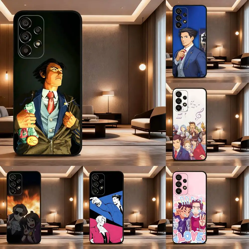 Game Ace A- Attorney Phone Case For Samsung Galaxy A73,31,32,72,41,53,52,71,22,5G,Note,J7,8,9 Soft Black Cover 
Game Ace A- Attorney Phone Case For Samsung Galaxy A73,31,32,72,41,53,52,71,22,5G,Note,J7,8,9 Soft Black Cover