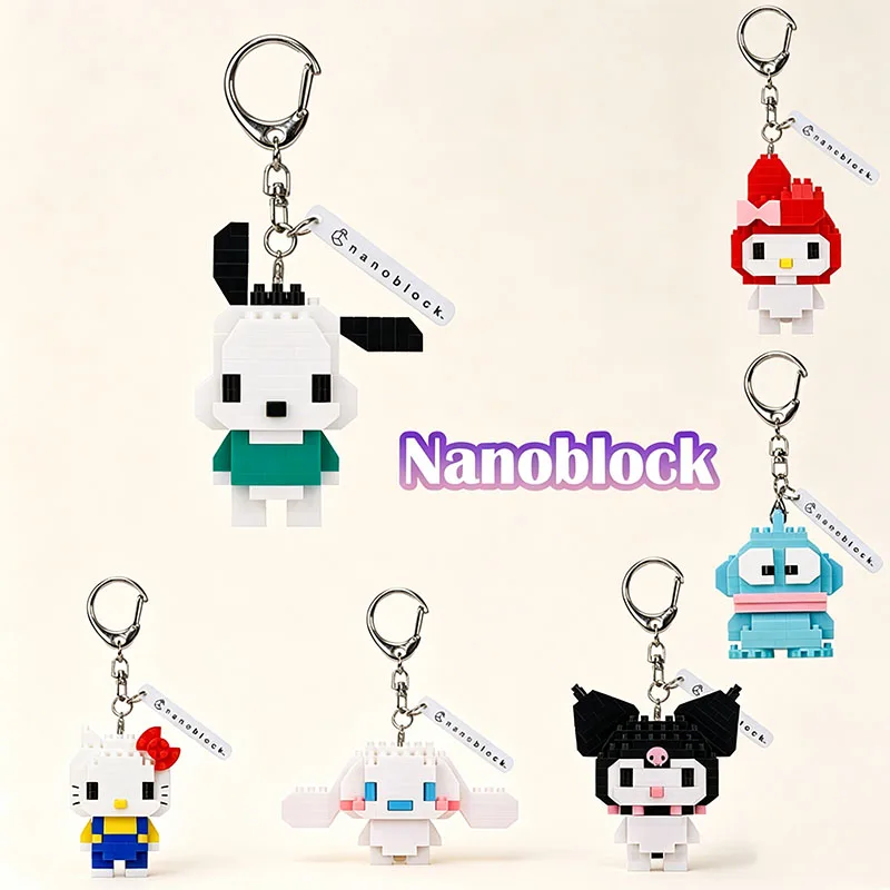 Original Nanoblock N-Fig Sanrio Hello Kitty Keychain Zero Assembly Mini Figure Bag Charm Couple Keyring Accessory Kawaii Gift
Original Nanoblock N-Fig Sanrio Hello Kitty Keychain Zero Assembly Mini Figure Bag Charm Couple Keyring Accessory Kawaii Gift