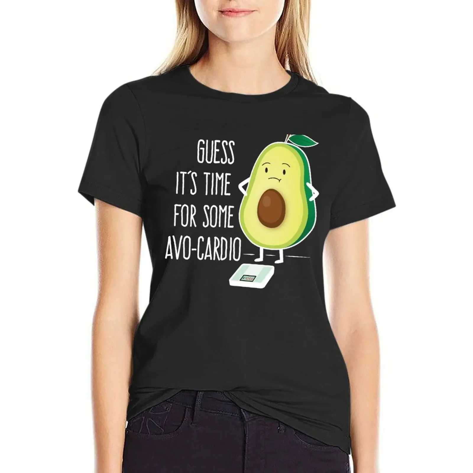 Avo-Cardio Gym Fitness T-Shirt blacks vintage Female clothing white t-shirts for Women
Avo-Cardio Gym Fitness T-Shirt blacks vintage Female clothing white t-shirts for Women