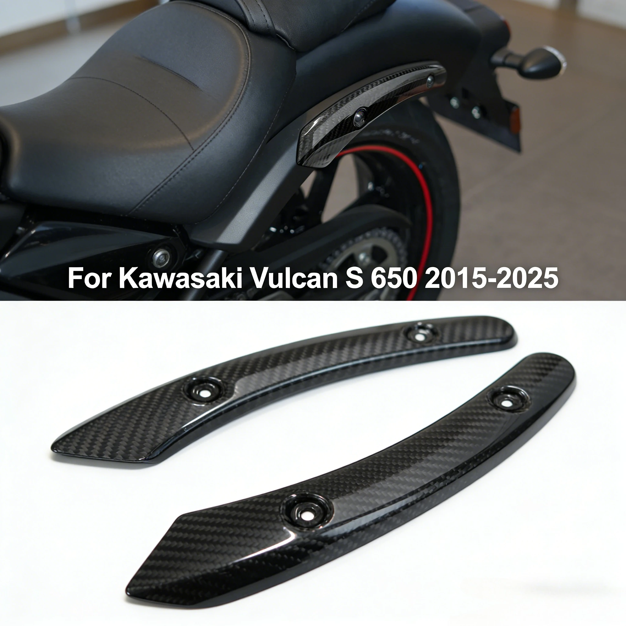 100% Real Carbon Fiber Rear Fender Fairing Trim For Kawasaki Vulcan S 650 2015-2025 Motorcycle Accessories
100% Real Carbon Fiber Rear Fender Fairing Trim For Kawasaki Vulcan S 650 2015-2025 Motorcycle Accessories