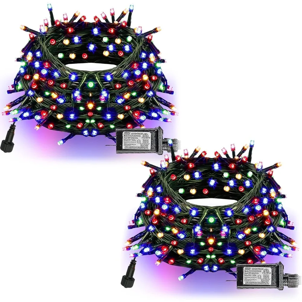 Christmas String Lights – 132 ft 400 LED Plug-In with 8 Modes, Waterproof for Indoor/Outdoor Tree & Home Decor – Multi-Colored
Christmas String Lights – 132 ft 400 LED Plug-In with 8 Modes, Waterproof for Indoor/Outdoor Tree & Home Decor – Multi-Colored