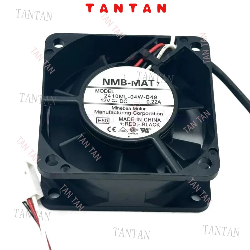 ДЛЯ NMB-MAT 2410ML-04W-B49 DC 12 В 0,22 А 60x60x25 мм 3-проводной охлаждающий вентилятор для сервера TAN
ДЛЯ NMB-MAT 2410ML-04W-B49 DC 12 В 0,22 А 60x60x25 мм 3-проводной охлаждающий вентилятор для сервера TAN