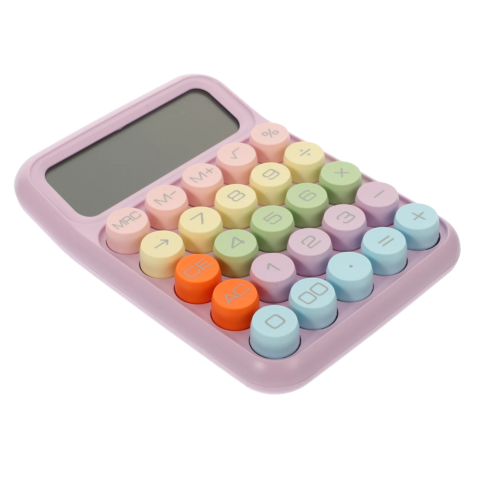 Mechanical Keyboard Calculator 12 Digits Large LCD Display Purple Desk Student Office Supplies Portable Small Non Skid Practical
Mechanical Keyboard Calculator 12 Digits Large LCD Display Purple Desk Student Office Supplies Portable Small Non Skid Practical