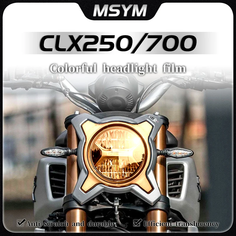 For CFMOTO CF CLX 250 clx250 700CL-X 700 clx Headlight film instrument film transparent protective film sticker modification
For CFMOTO CF CLX 250 clx250 700CL-X 700 clx Headlight film instrument film transparent protective film sticker modification