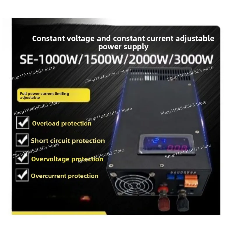 3000W Switching Power Supply 0-12V Adjustable Output 15V 24V 36V 48V 60V 80V 100V 110V 200V 300V AC to DC Led Dispaly SMPS
3000W Switching Power Supply 0-12V Adjustable Output 15V 24V 36V 48V 60V 80V 100V 110V 200V 300V AC to DC Led Dispaly SMPS