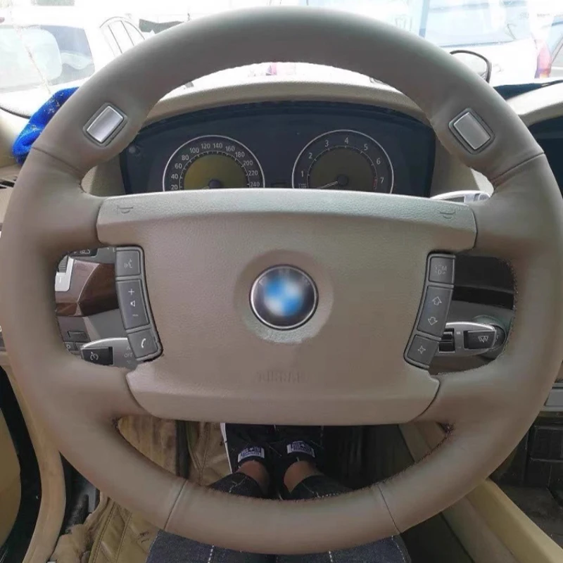 for old BMW 7 Series 730/740/750/760/745Li/755 (E66/E65) Hand Stitched Genuine Leather Car Steering Wheel Cover
for old BMW 7 Series 730/740/750/760/745Li/755 (E66/E65) Hand Stitched Genuine Leather Car Steering Wheel Cover