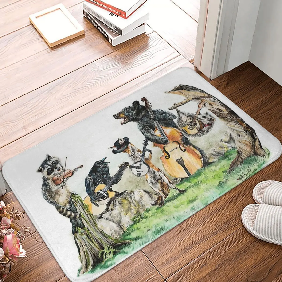 Wild Animal Music Anti-Slip Doormat Kitchen MatForest Animal Floor Carpet Entrance Door Rug Home Decorative
Wild Animal Music Anti-Slip Doormat Kitchen MatForest Animal Floor Carpet Entrance Door Rug Home Decorative