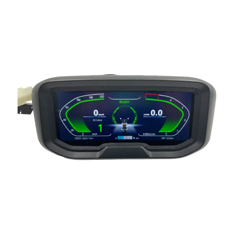 6.8inch Electric Motorcycle TFT Display Speedometer with four UI switchable 48V-108V ONE-LIN CAN-BUS
6.8inch Electric Motorcycle TFT Display Speedometer with four UI switchable 48V-108V ONE-LIN CAN-BUS