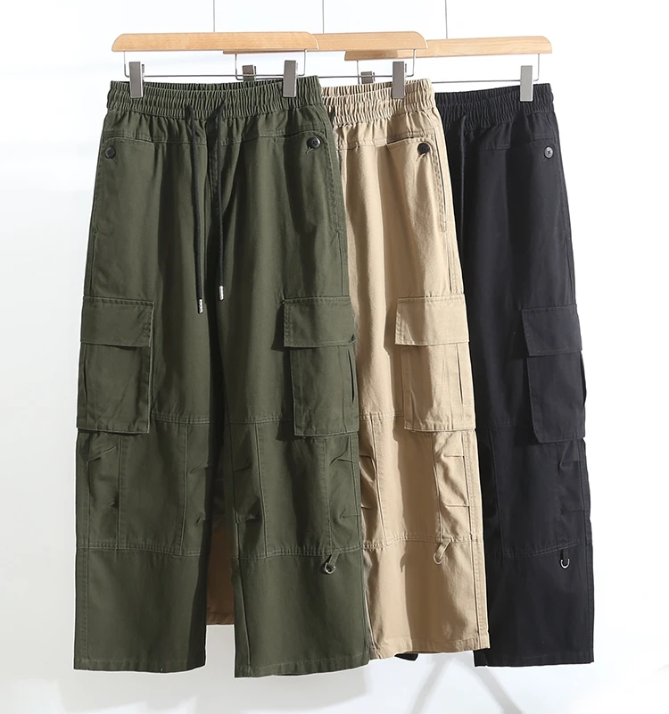 American Retro Pure Cotton Khaki Casual Pants Loose Straight Leg Multi-Pocket Workwear Men Autumn Fashion Urban Style Long Tr...
American Retro Pure Cotton Khaki Casual Pants Loose Straight Leg Multi-Pocket Workwear Men Autumn Fashion Urban Style Long Tr...