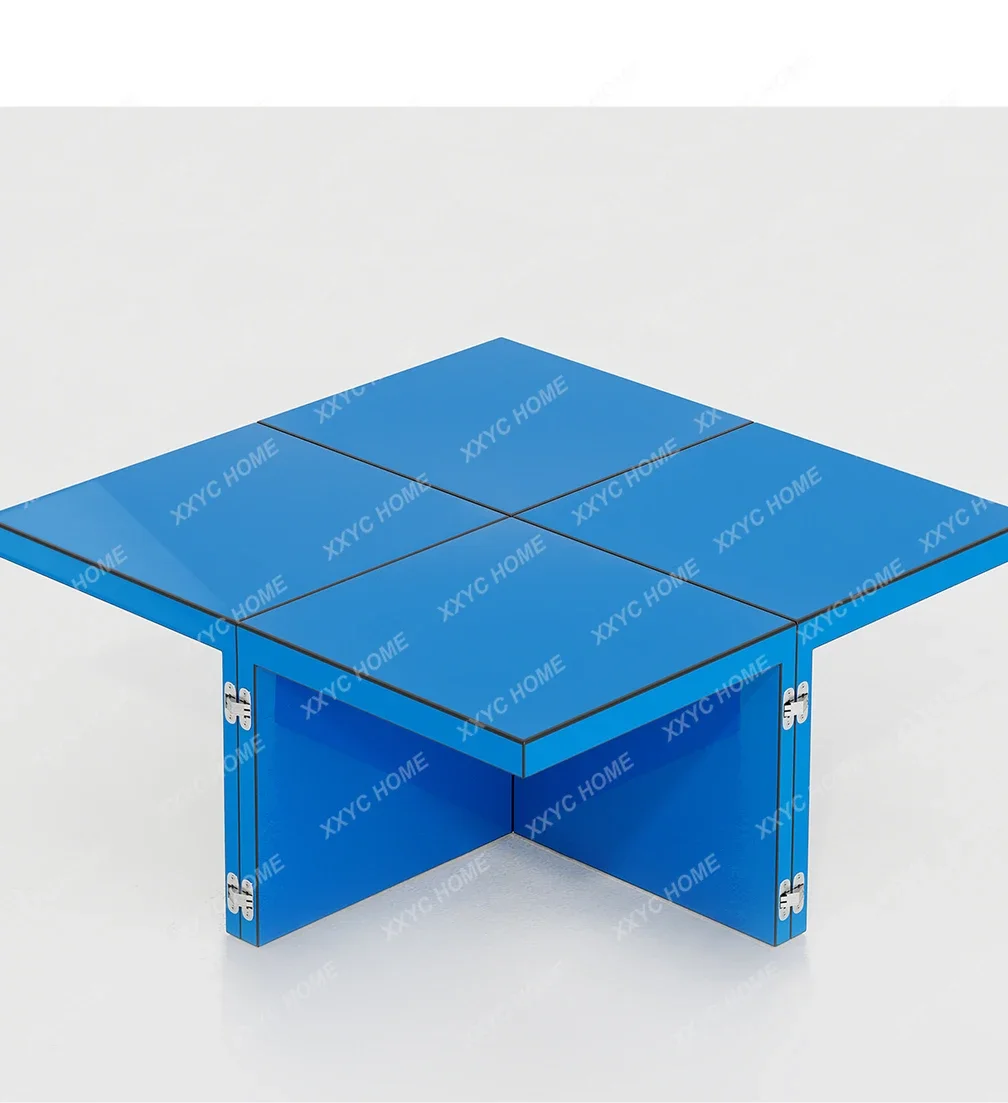 Living combination living room coffee table creative variable small apartment household blue square table
Living combination living room coffee table creative variable small apartment household blue square table