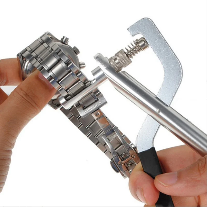 Multi-Functional Metal Watch Repair Tool Handheld Strap Removal Plier Three-Pin Handheld Strap Removal Plier Watch Strap Remover
Multi-Functional Metal Watch Repair Tool Handheld Strap Removal Plier Three-Pin Handheld Strap Removal Plier Watch Strap Remover