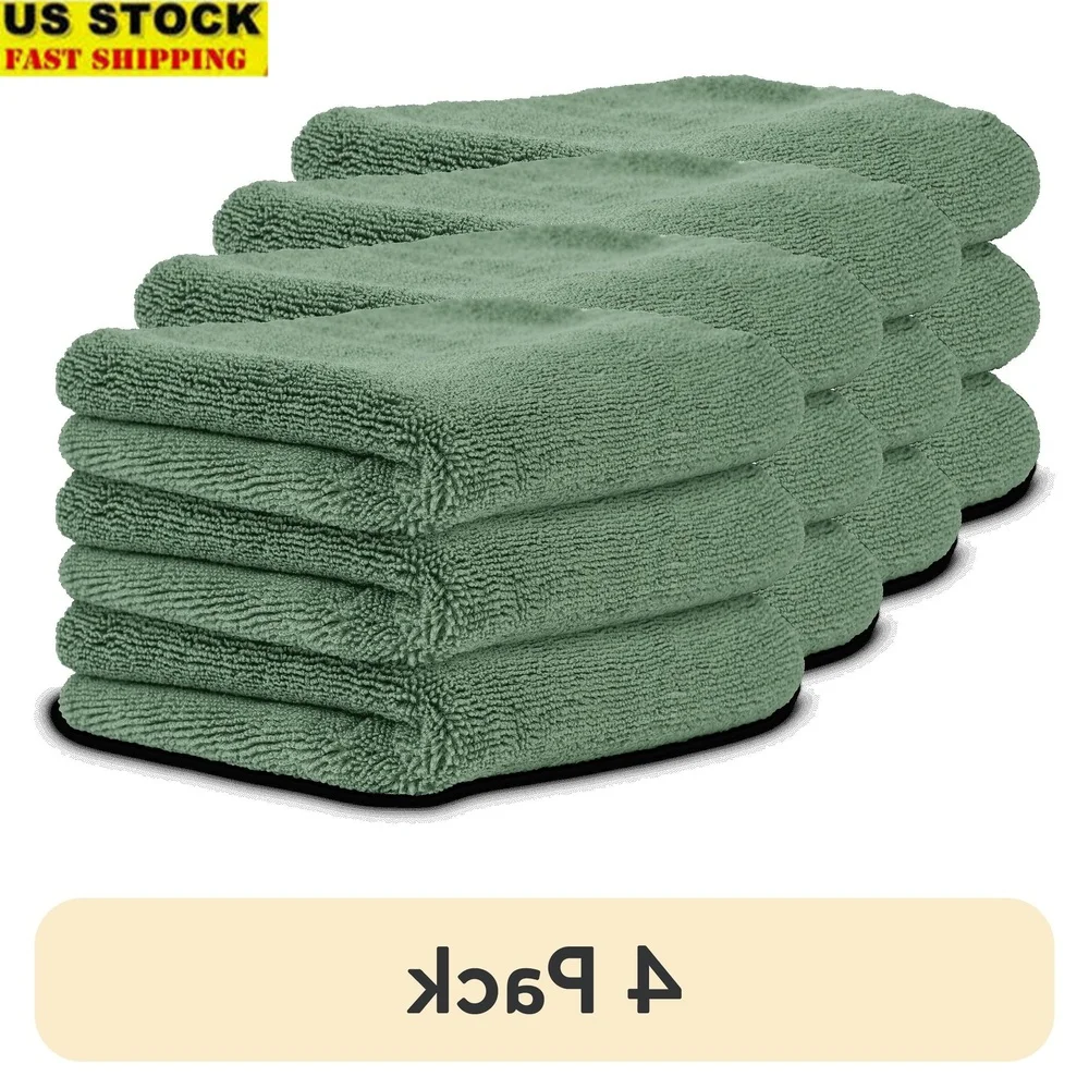 Professional Microfiber Towels 4 Pack 16x16 Soft Durable Absorbent Detailing Cloths Color Coded Quick Dry Household Cleaning
Professional Microfiber Towels 4 Pack 16x16 Soft Durable Absorbent Detailing Cloths Color Coded Quick Dry Household Cleaning