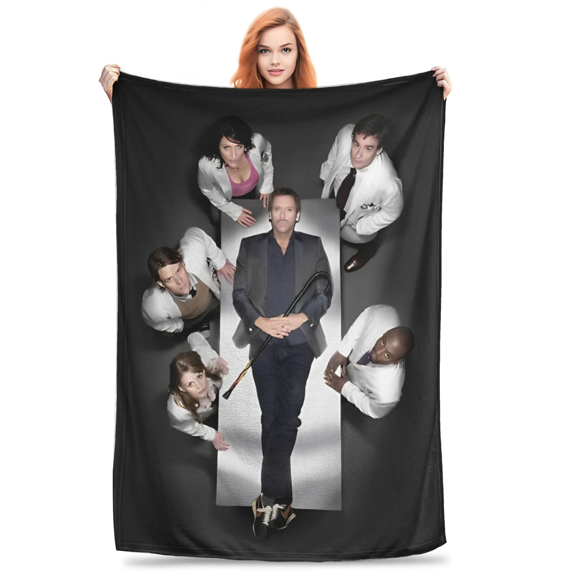 House MD TV Show Wool Blankets Awesome Throw Blankets for Home 150*125cm Quilt
House MD TV Show Wool Blankets Awesome Throw Blankets for Home 150*125cm Quilt