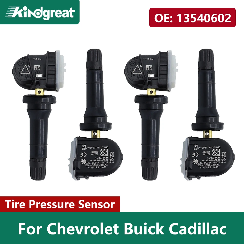 4PCS/Lot 13540602 433MHZ TPMS Tire Pressure Monitor System Sensor For Chevrolet Buick Cadillac
4PCS/Lot 13540602 433MHZ TPMS Tire Pressure Monitor System Sensor For Chevrolet Buick Cadillac