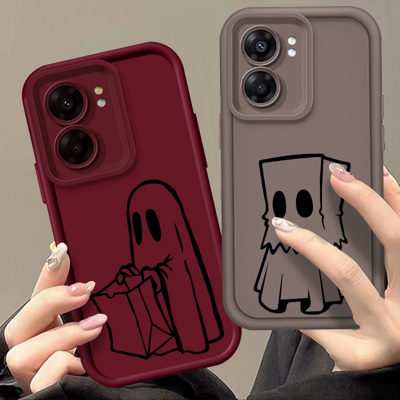 Ghost Cute Cartoon Personality Eye Ladder For OPPO Find X5 X3 A58 A57 A55 A53 A54 A92 A74 A78 A98 A16 A94 A76 A72 5G Cover 
Ghost Cute Cartoon Personality Eye Ladder For OPPO Find X5 X3 A58 A57 A55 A53 A54 A92 A74 A78 A98 A16 A94 A76 A72 5G Cover