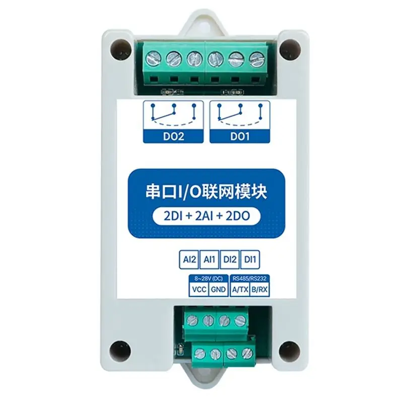Exquisite-2X MA01-AACX2220 RS485 2DI+2AI+2DO Modbus RTU I/O Network Modules With Serial Port For PLC/Touch Display 2 Switch Outp
Exquisite-2X MA01-AACX2220 RS485 2DI+2AI+2DO Modbus RTU I/O Network Modules With Serial Port For PLC/Touch Display 2 Switch Outp