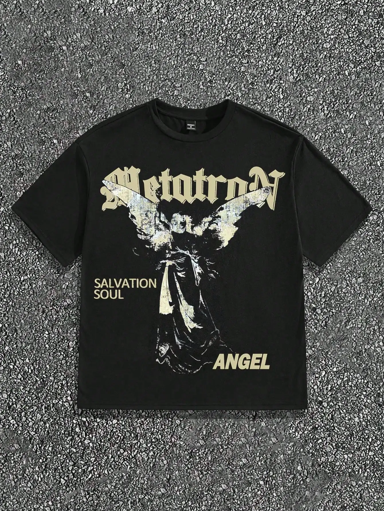 Manfinity Roghcode Men's Letter Angel Print Round Neck Short Sleeve Casual T-Shirt 
Manfinity Roghcode Men's Letter Angel Print Round Neck Short Sleeve Casual T-Shirt