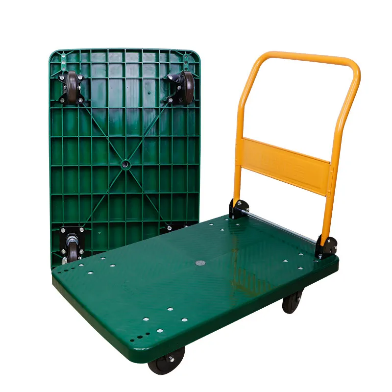 Hand-pulled flatbed truck 150/300KG silent household load-bearing folding trolley
Hand-pulled flatbed truck 150/300KG silent household load-bearing folding trolley
