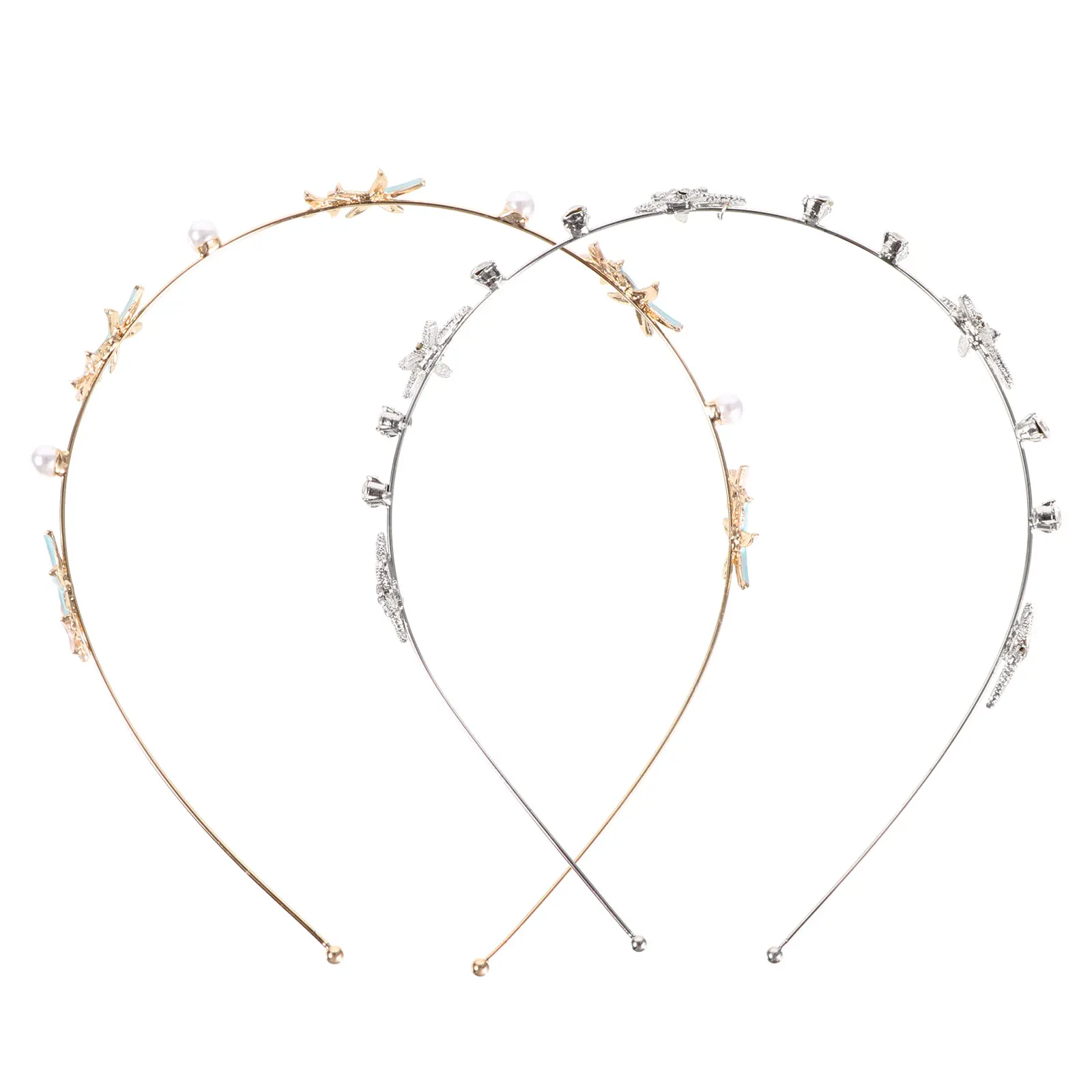 2Pcs Diamond Headband Rhinestone Bridal Hair Accessories Elegant Headdress Women Sea Bride Hairstyle Tool Alloy
2Pcs Diamond Headband Rhinestone Bridal Hair Accessories Elegant Headdress Women Sea Bride Hairstyle Tool Alloy