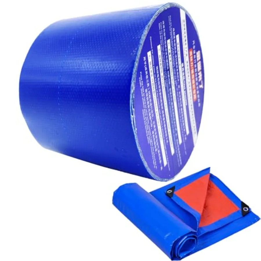 Tarpaulin Repair Tape, 3.15IN*16.4FT Waterproof Tarp Repair Tape Patch, Heavy Duty RV Covers Tent Repair Tape for Truck Camper
Tarpaulin Repair Tape, 3.15IN*16.4FT Waterproof Tarp Repair Tape Patch, Heavy Duty RV Covers Tent Repair Tape for Truck Camper