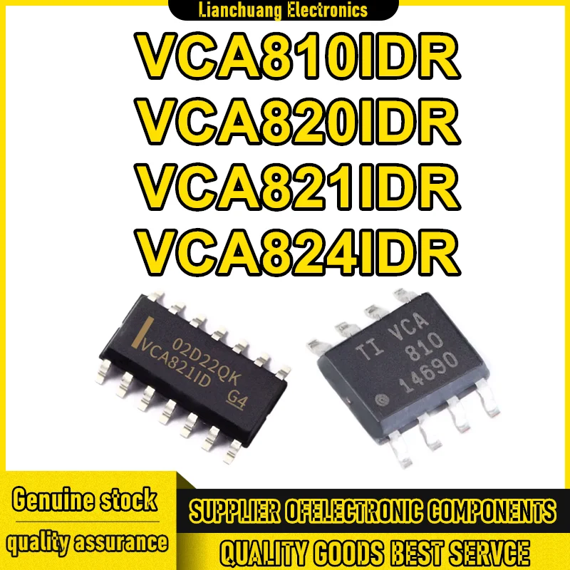 VCA810 VCA820 SOP8 VCA821 VCA824 SOP14 VCA810IDR VCA820IDR VCA821IDR VCA824IDR IC chipset New in stock
VCA810 VCA820 SOP8 VCA821 VCA824 SOP14 VCA810IDR VCA820IDR VCA821IDR VCA824IDR IC chipset New in stock