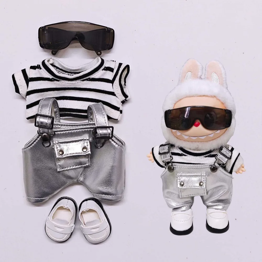 For 15/17cm Labubu Clothes Outfit Silver Overalls Doll Clothes DIY Gift Doll Clothes Accessories Sitting Party Game Toys
For 15/17cm Labubu Clothes Outfit Silver Overalls Doll Clothes DIY Gift Doll Clothes Accessories Sitting Party Game Toys