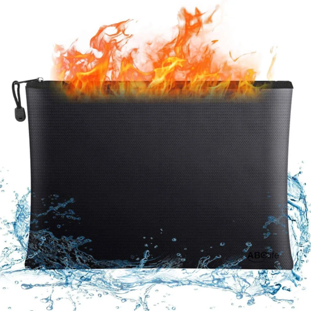 Fireproof Document Bag Fire Safe Storage Pouch with Zipper Waterproof And Fireproof Document Bag Cash File Envelope Holder
Fireproof Document Bag Fire Safe Storage Pouch with Zipper Waterproof And Fireproof Document Bag Cash File Envelope Holder