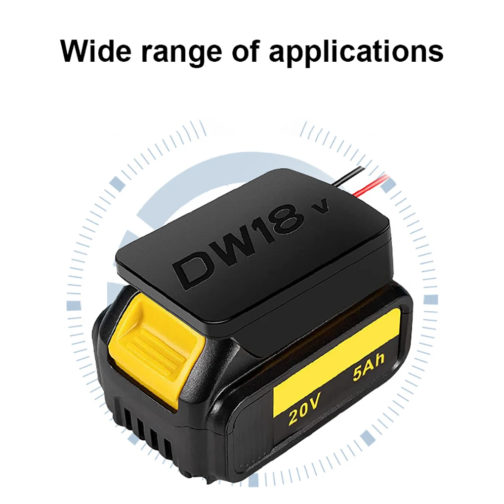 PC Battery Adapter Dock Portable DIY Power Connector Indoor Workshop Mount Replacement for Dewalt Li-batteries
PC Battery Adapter Dock Portable DIY Power Connector Indoor Workshop Mount Replacement for Dewalt Li-batteries