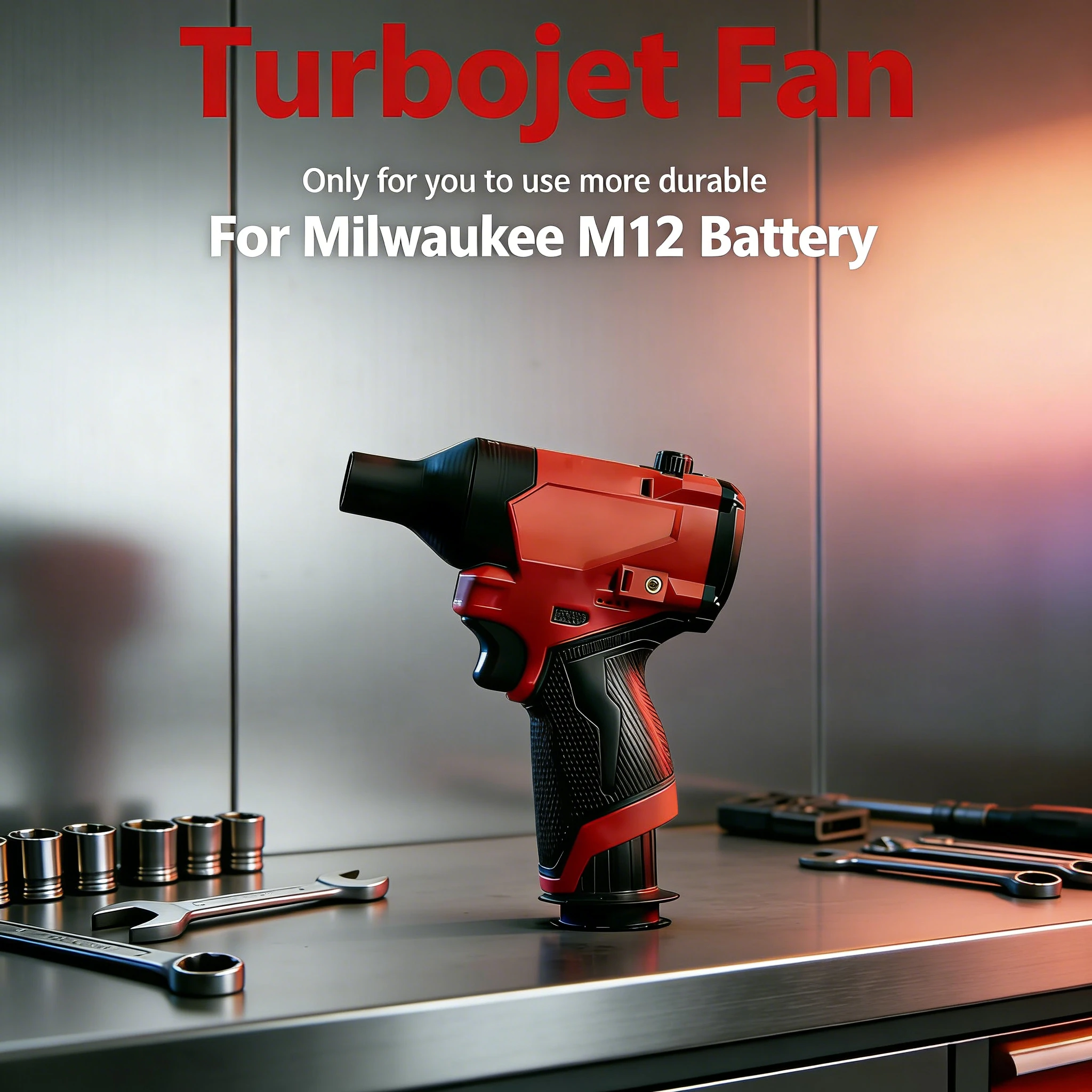 Cordless Turbo Jet Fan 160000 RPM Brushless Blower | High Speed Portable Air Duster for M12 Battery
Cordless Turbo Jet Fan 160000 RPM Brushless Blower | High Speed Portable Air Duster for M12 Battery
