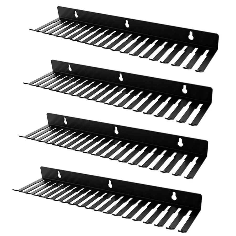 Studio cable hanger and organizer, wall-mountable, 19-slot, black ABS plastic, for cords 5.59.5mm wide, space-saving cord manag
Studio cable hanger and organizer, wall-mountable, 19-slot, black ABS plastic, for cords 5.59.5mm wide, space-saving cord manag