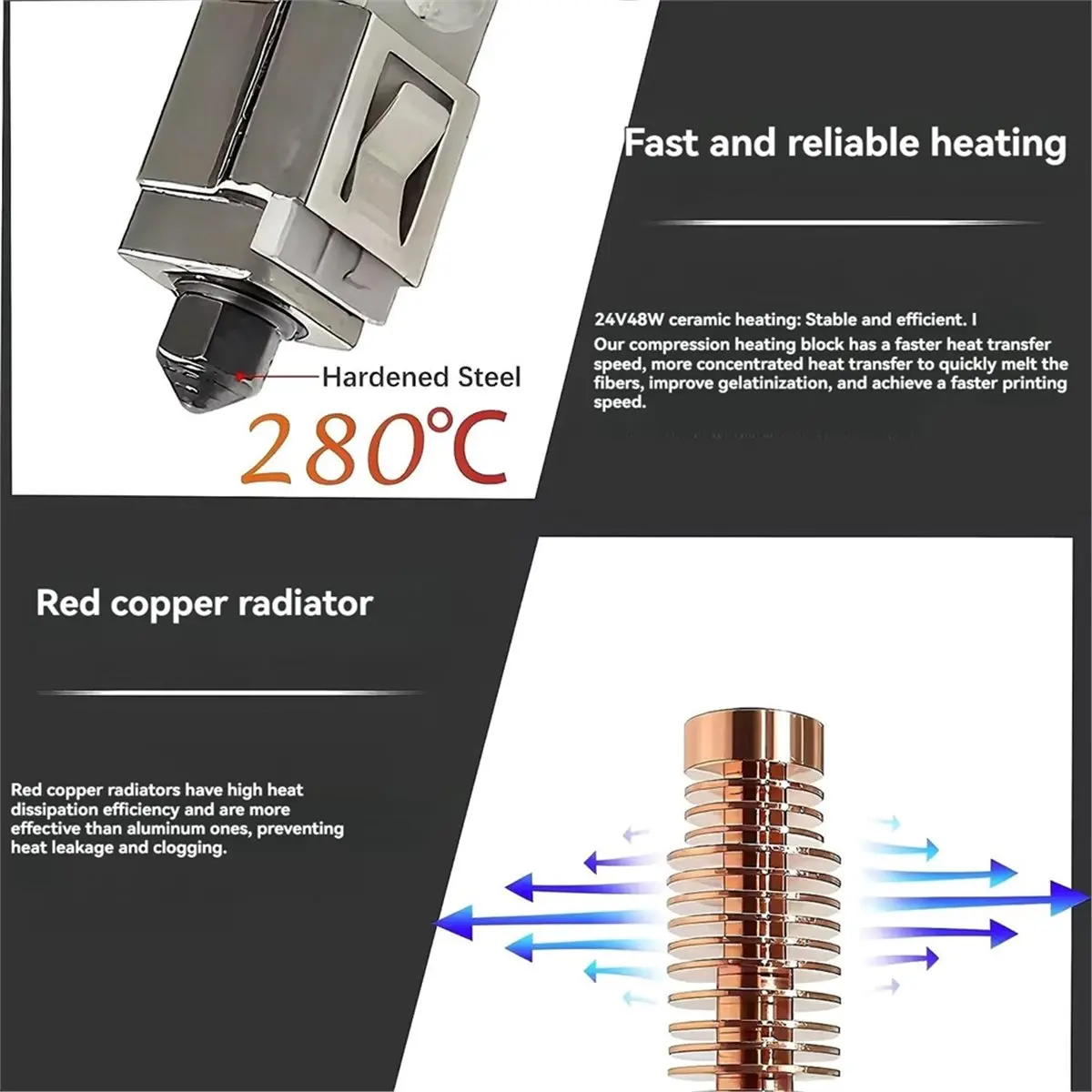 Модернизированный Hotend для Flashforge Adventurer 5M Hotend AD5M, комплект сопел, керамический нагревательный блок, 4 шт., сопло из твердой стали 0,4 мм
Модернизированный Hotend для Flashforge Adventurer 5M Hotend AD5M, комплект сопел, керамический нагревательный блок, 4 шт., сопло из твердой стали 0,4 мм