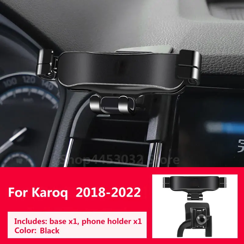 Автомобильный держатель для телефона Skoda Karoq 2022 - 2018 гравитационная навигация специальный поворотный кронштейн Подставка для GPS прочные зажимные аксессуары
Автомобильный держатель для телефона Skoda Karoq 2022 - 2018 гравитационная навигация специальный поворотный кронштейн Подставка для GPS прочные зажимные аксессуары