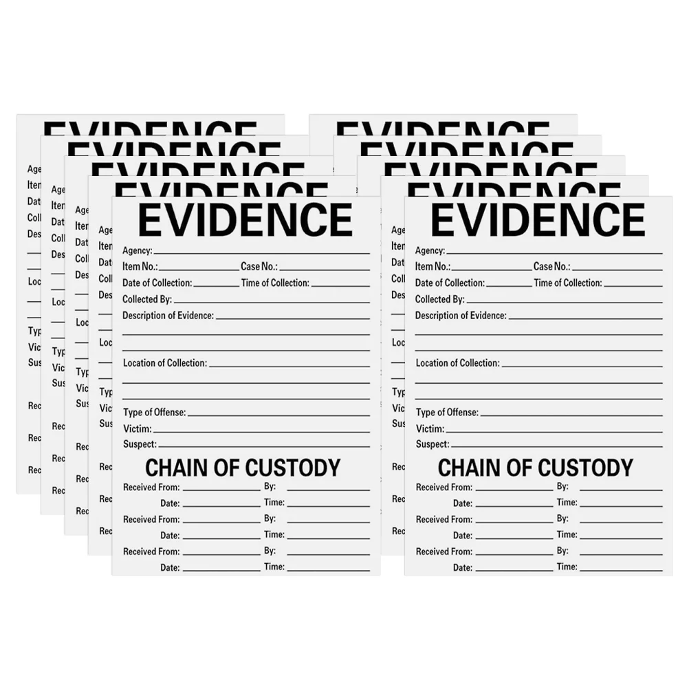 10 Pcs Evidence Stickers Labels for Theme Birthday Party Decal Plug Collection Decals Adhesive Tags Identification
10 Pcs Evidence Stickers Labels for Theme Birthday Party Decal Plug Collection Decals Adhesive Tags Identification