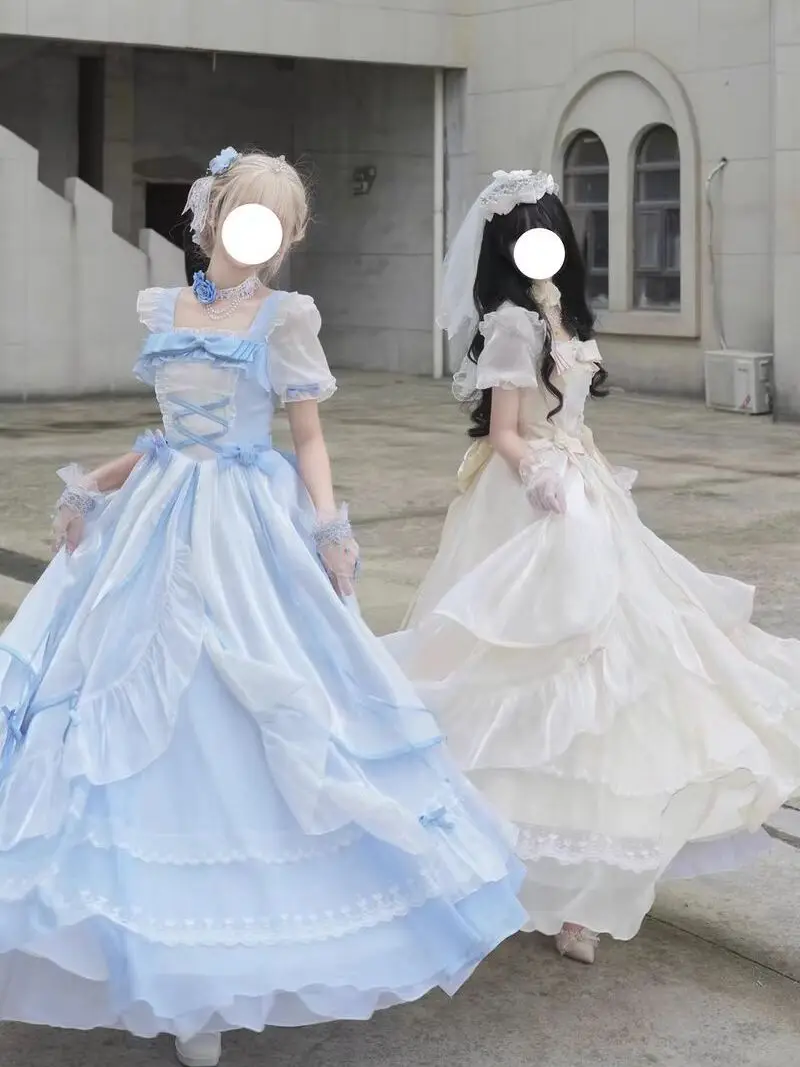 Original Lolita Princess Dress Large Size Birthday 18th Anniversary White Elegant Long Dress Polyester Fiber Bubble Sleeve El...
Original Lolita Princess Dress Large Size Birthday 18th Anniversary White Elegant Long Dress Polyester Fiber Bubble Sleeve El...