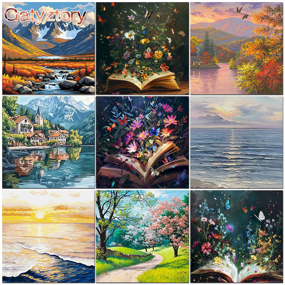 GATYZTORY Handcrafts Pictures Paint By Numbers For Adults Kits Paint By Number Complete Kit Landscape For Wall Art Modern Painti
GATYZTORY Handcrafts Pictures Paint By Numbers For Adults Kits Paint By Number Complete Kit Landscape For Wall Art Modern Painti