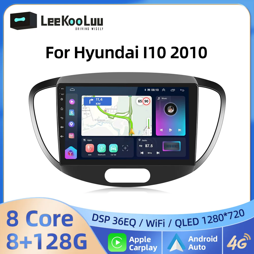 LeeKooLuu CarPlay Android Auto Radio For Hyundai I10 2010 Car Multimedia Video Player 2 Din Autoradio 4G Wifi GPS Stereo
LeeKooLuu CarPlay Android Auto Radio For Hyundai I10 2010 Car Multimedia Video Player 2 Din Autoradio 4G Wifi GPS Stereo