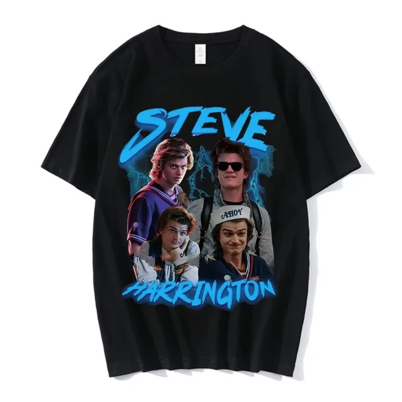 Steve Harrington T-shirts Harajuku Graphics Print T-shirt Short Sleeve Pure Cotton Oversize Streetwear Unisex T Shirt
Steve Harrington T-shirts Harajuku Graphics Print T-shirt Short Sleeve Pure Cotton Oversize Streetwear Unisex T Shirt