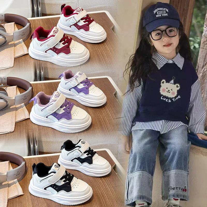 Kids Tennis Shoes Breathable Students Sports Shoes Thick Soft Sole 2025 New Fashion Children Running Shoes Hook&loop Trendy
Kids Tennis Shoes Breathable Students Sports Shoes Thick Soft Sole 2025 New Fashion Children Running Shoes Hook&loop Trendy
