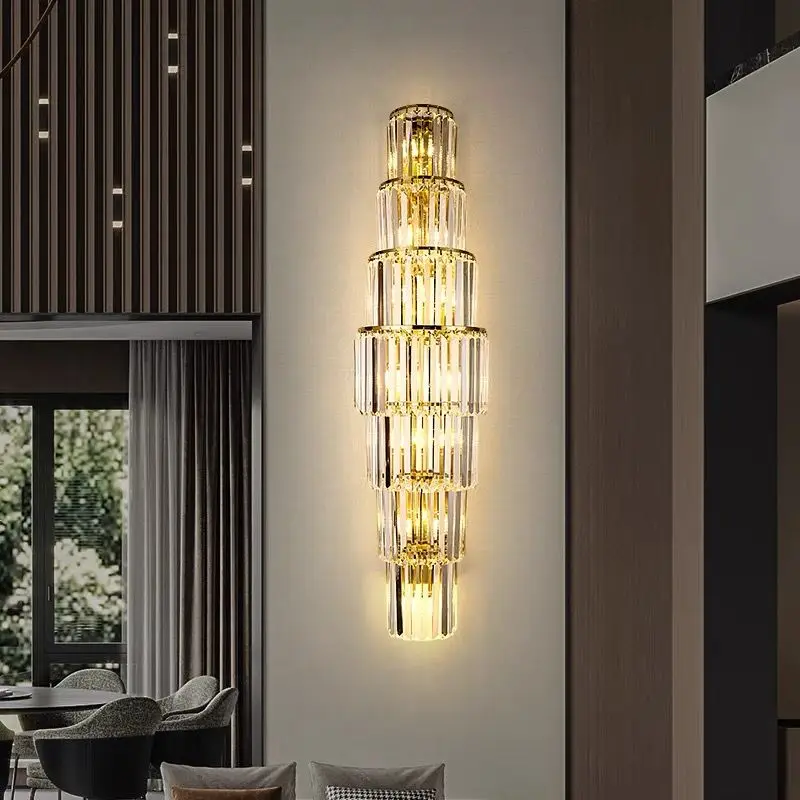 Nordic Minimalist Crystal Wall Lamp Sconce Light Villa Living Room Hotel Lobby Corridor Decoration Lights Bedroom Bedside Lamps
Nordic Minimalist Crystal Wall Lamp Sconce Light Villa Living Room Hotel Lobby Corridor Decoration Lights Bedroom Bedside Lamps