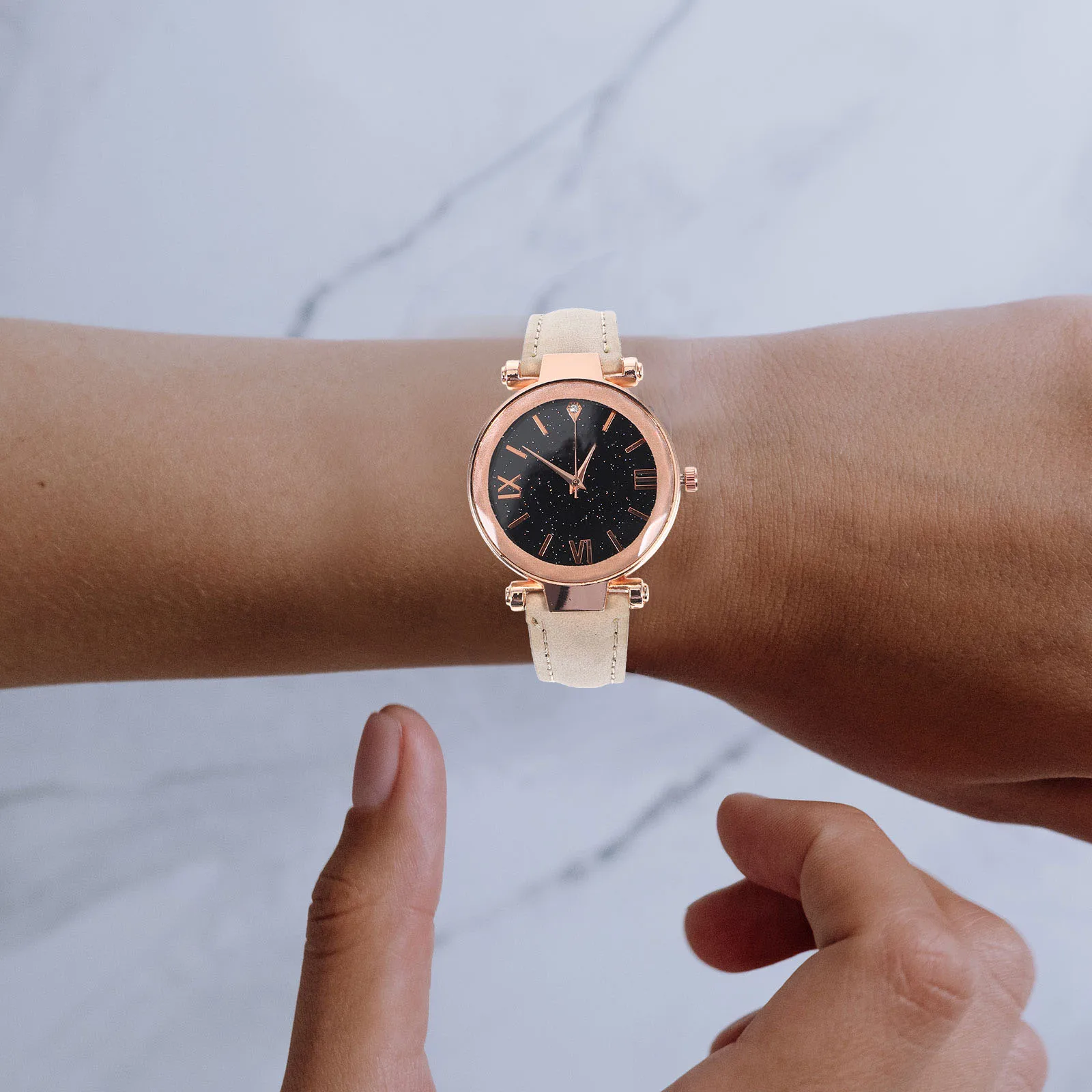 Luxury Women'S Quartz Waterproof Wear-Resistant Fashion Party Daily Use Small Wrist Decorative Female Compact Ladies Watch
Luxury Women'S Quartz Waterproof Wear-Resistant Fashion Party Daily Use Small Wrist Decorative Female Compact Ladies Watch
