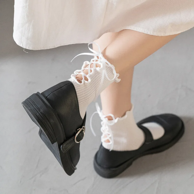 1 Pair of Love and Deepspace Charms Socks Women's Vertical Stripes Heel Straps Bow Tie Cute 1 Dollar Items Stockings
1 Pair of Love and Deepspace Charms Socks Women's Vertical Stripes Heel Straps Bow Tie Cute 1 Dollar Items Stockings
